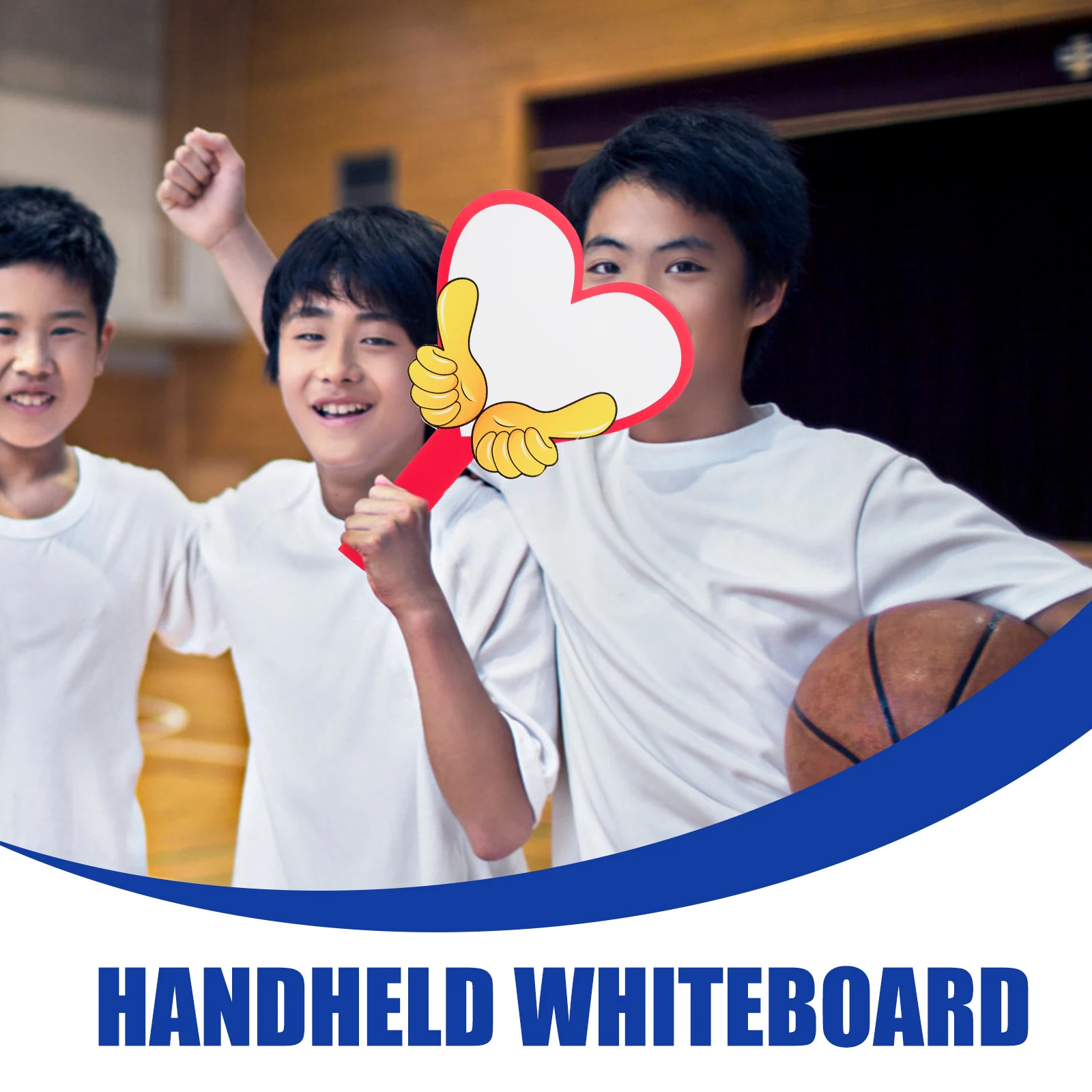 2pcs Scoreboard Whiteboards Reusable Voting Paddles Portable Rosy Blank Boards Handheld Dry Erase Retail Supplies