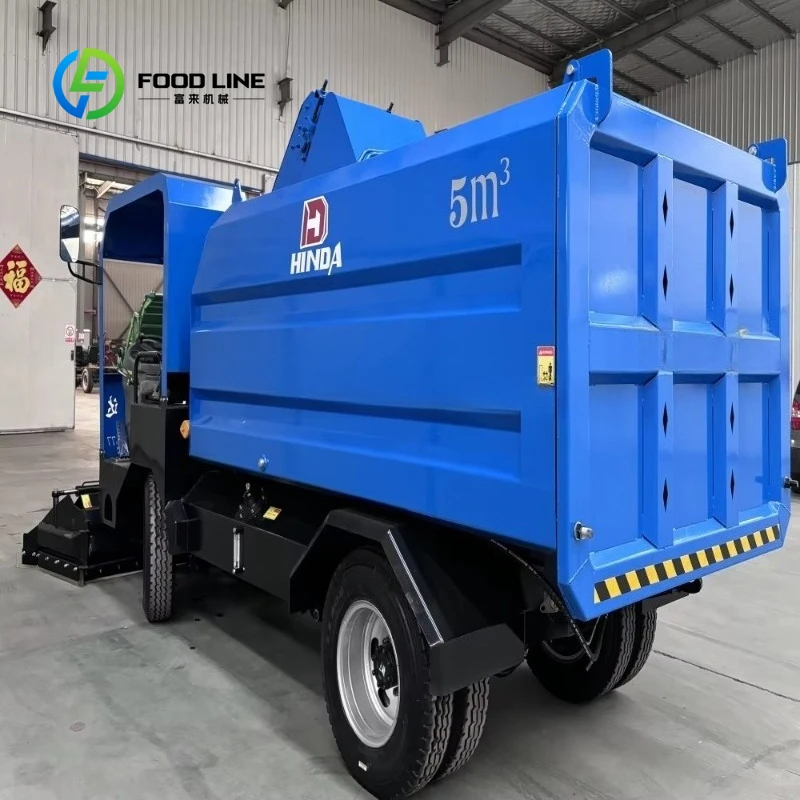 Customized Automatic Cow Dung Cleaning Truck High Efficiency Manure Removal Vehicle For Dairy Cattle Farm