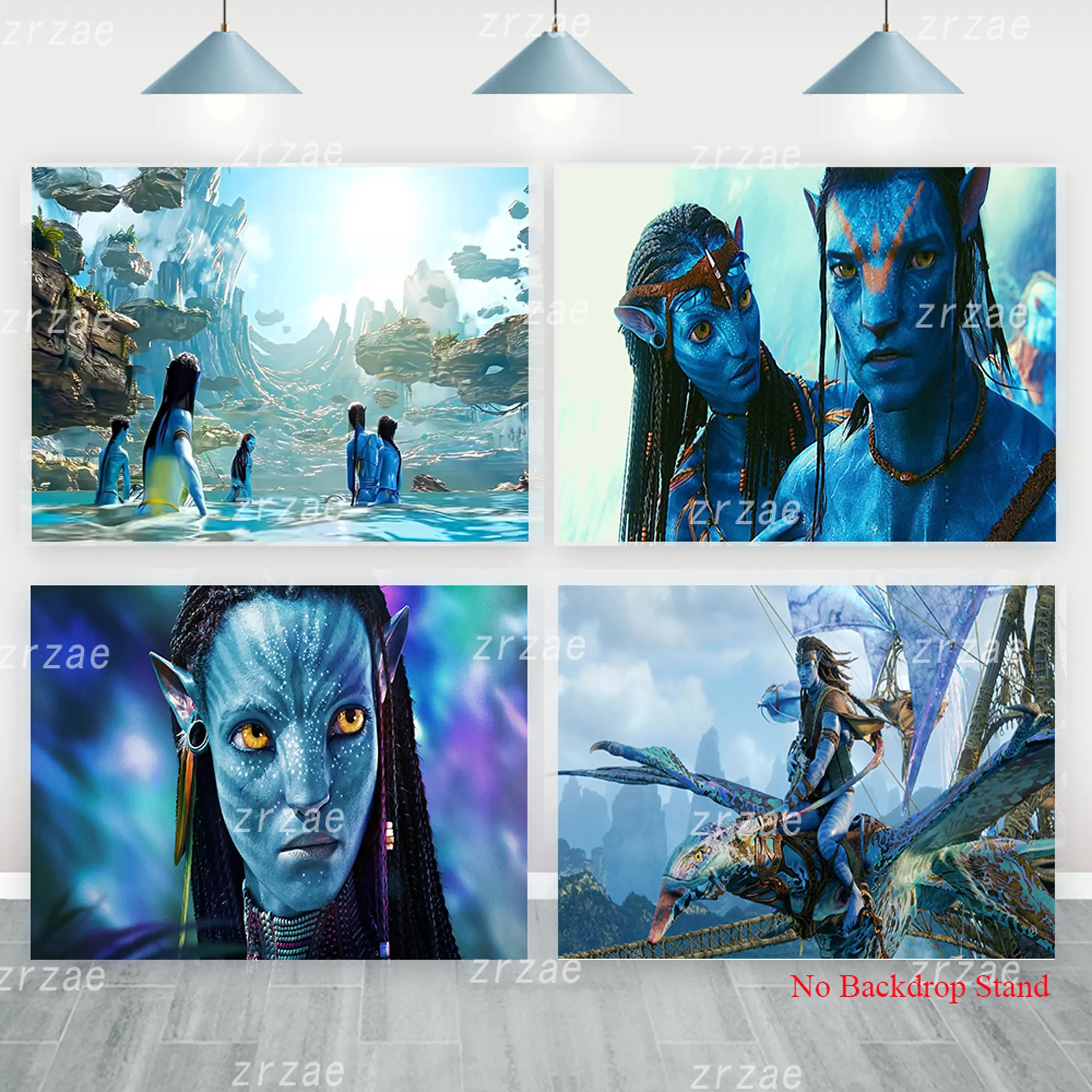 Funda para telón de fondo con arco temático de Avatar, decoración para fiestas de cumpleaños de niños al aire libre, pancarta para baby shower, fondo de estudio, accesorios para póster.