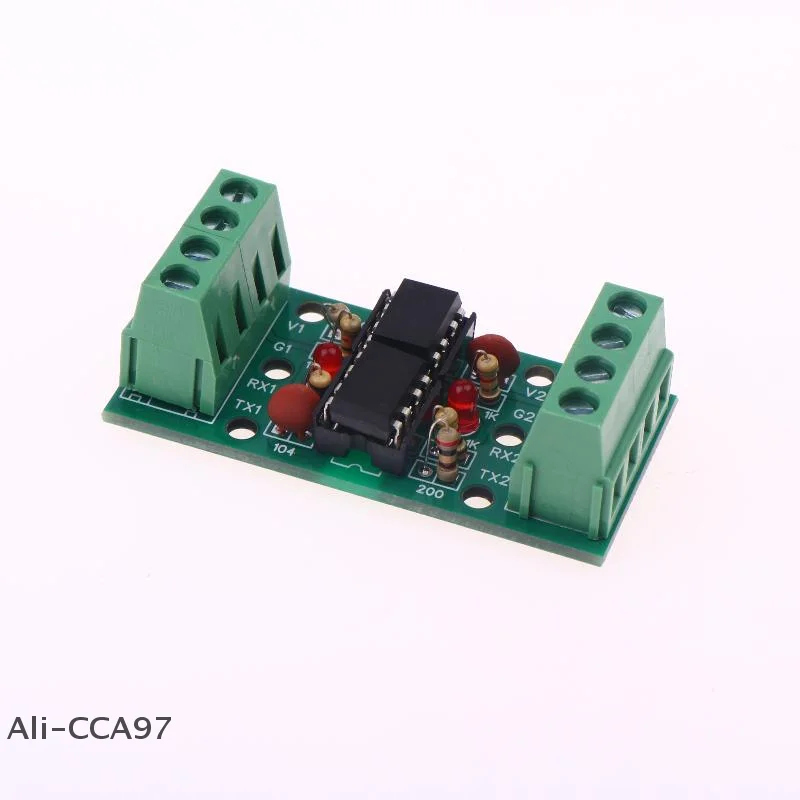 1/3/5pcs Two-way UART Communication Protocol Serial Port Isolation Module Dual 6N137 Optocoupler Chip Of 600-250K Baud