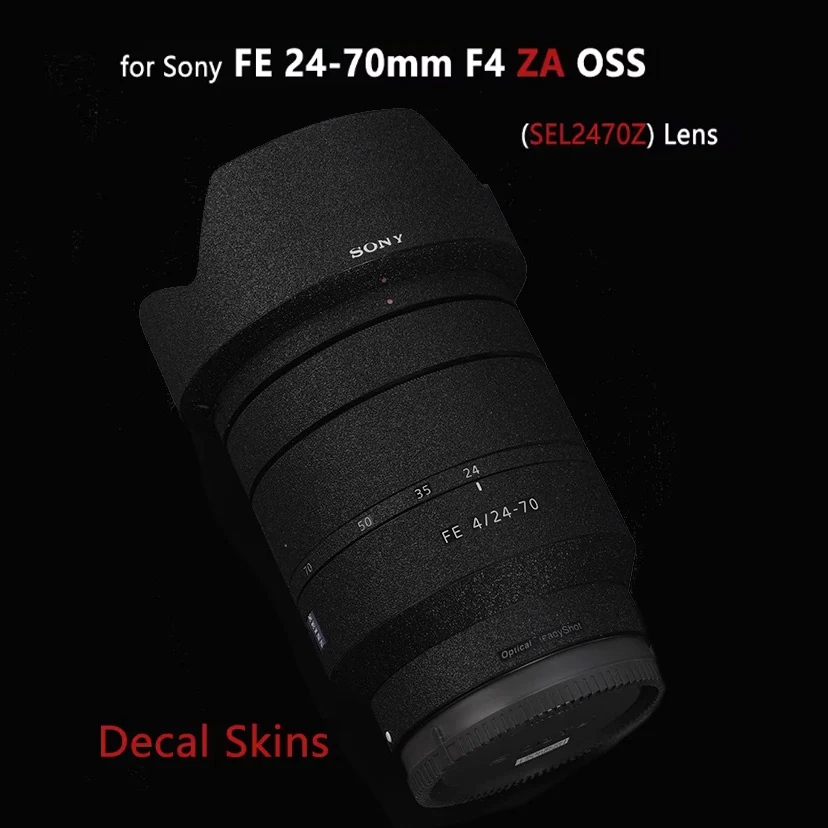 Película protectora antiarañazos para lente de cámara Sony FE24-70 FE 24-70mm F4 ZA OSS Carl Zeiss, hecha a medida