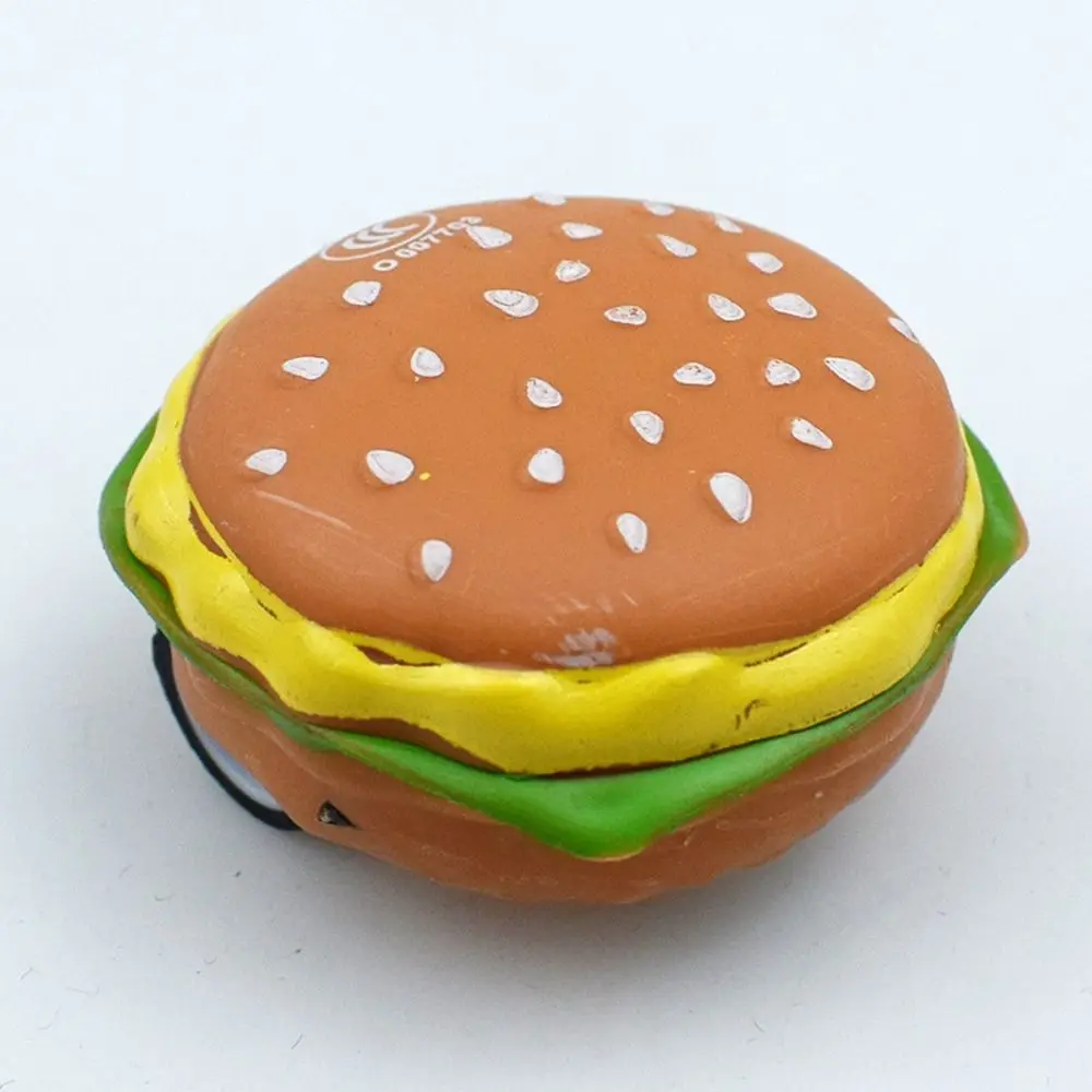 Pinata Filler Mini Burger Pull Back Car Cartoon Plastic 3D Hamburg Cars Cute Children Pull-back Truck Birthday Party