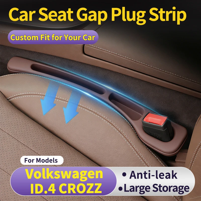 Custom Fit for Volkswagen ID.4 CROZZ Car Seat Gap Filler, Crevice Storage, Prevent Phone Slipping, Practical Side Storage Gadget