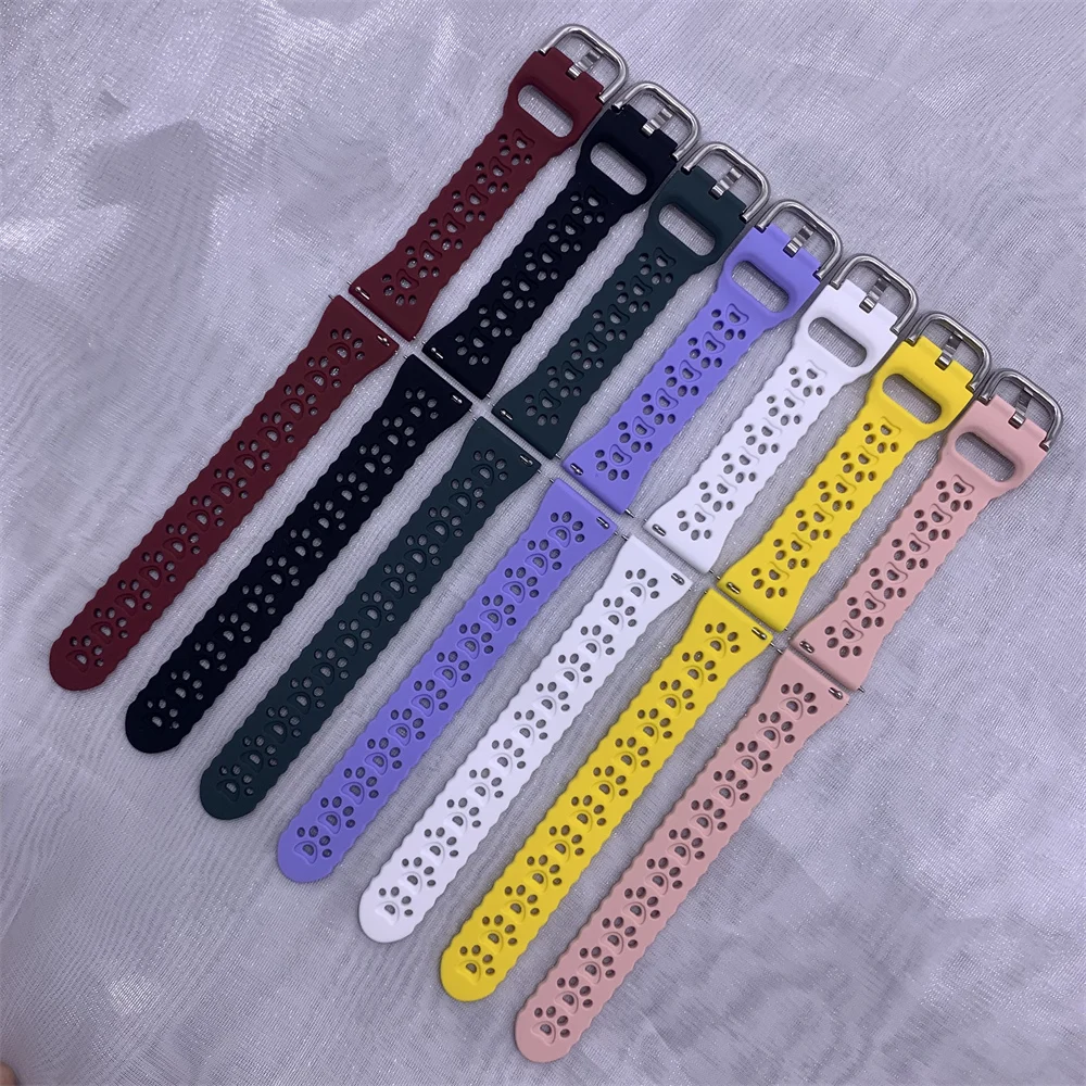 20/22mm Women's Silicone Band For Garmin Venu 2 Sq GarminMove 3 GarminActive Vivoactive 4 Strap Sports Soft Belt Slim Wristbands