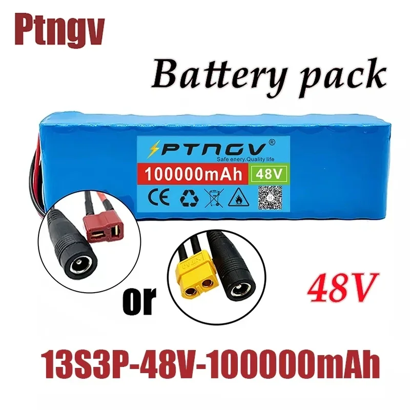 13S3P 48V 100Ah 1000W 100000mAh Lithium ion Battery Pack, E-bike Electric bicycle Scooter with BMS
