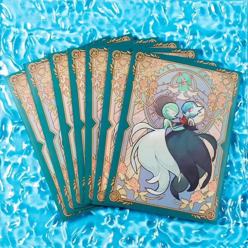 

64pcs/set Gardevoir Card Sleeve PTCG Anime Game Collection Card Protective Cover Gift Toy 67*92mm