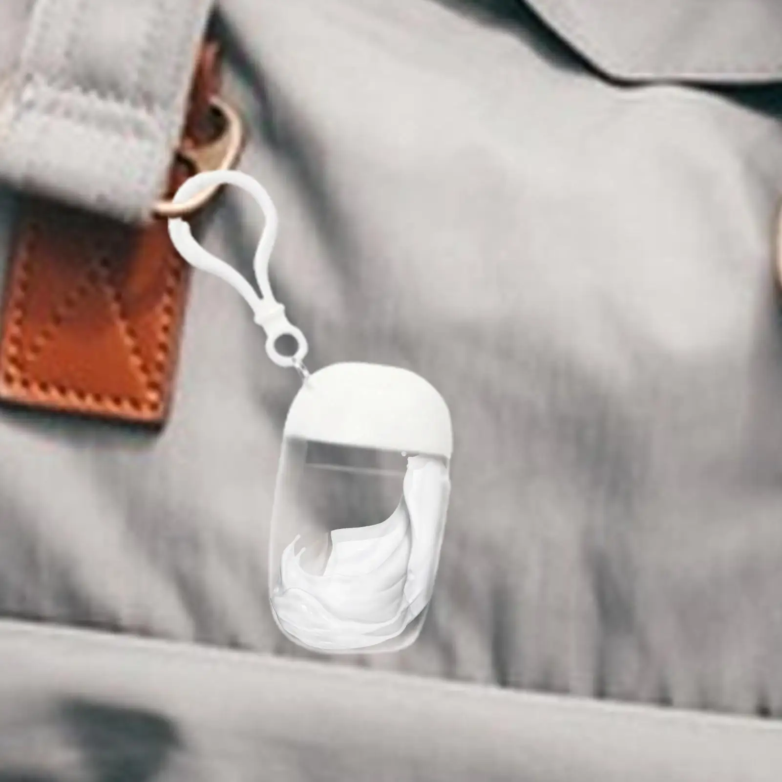 Dispenser Bottle With Keychain Refillable 30ml Portable Dispenser Bottles Precise Control Precise Control Travel Bottles