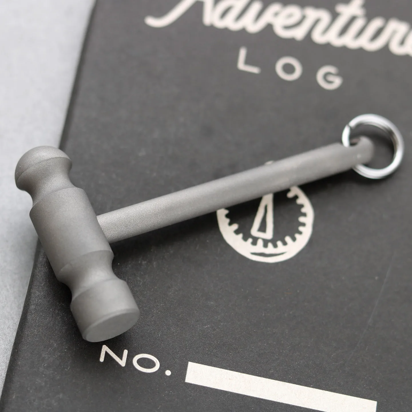 Portable Pocket EDC MINI Hammer KeyChain, Tiny Ball-Peen Hammer Tool with Key Ring for Daily Carry