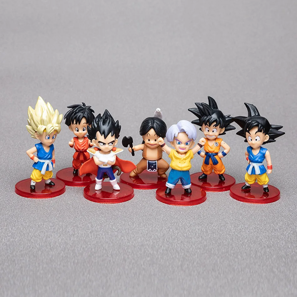 13/18/21 teile/satz Dragon Ball Z Super Saiyajin Goku Anime Figur Gohan Vegeta Broly Piccolo Majin Buu action Figur Modell Geschenk Spielzeug – Detail 5