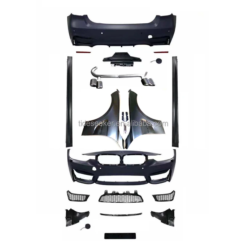 

Dream Garage Car Bumper For 3-series F30 Upgrade M3 Wide Body Kit F30 Upgrade M3 Wide Front Bumper Rear Bumper Fender Side S