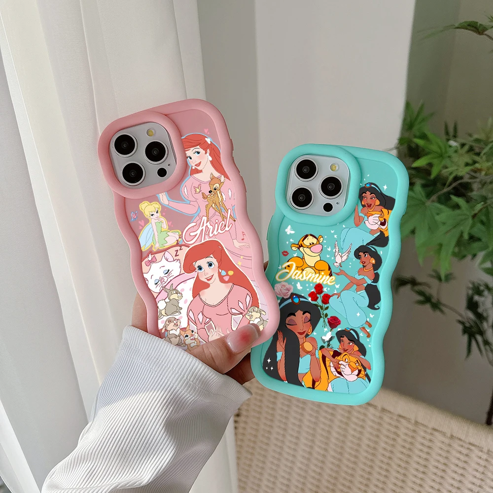 Disney Princess Phone Case for OPPO A7 A9 A15 A16K A17 A31 A38 A53 A54 A55 A57 A58 A74 A76 A79 A92 A98 4G 5G Cover