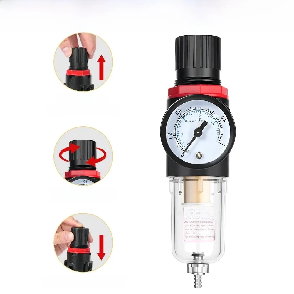 Air Filtration and Regulation Component for AFR-2000 1/4 Inch Inlet and Outlet 40 Filter 750 L/min Flow Performance
