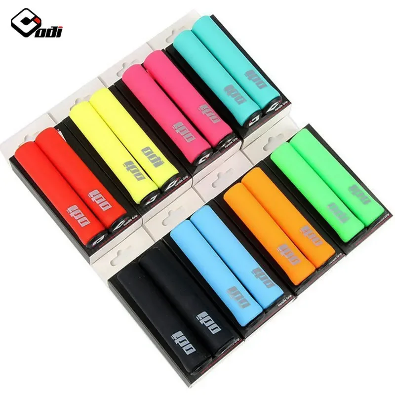 ODI USA Ultra-Light Silicone Bicycle Grips Shock-Absorbing Off-Road Cycling Handlebar Grips for Mountain And Folding Bikes