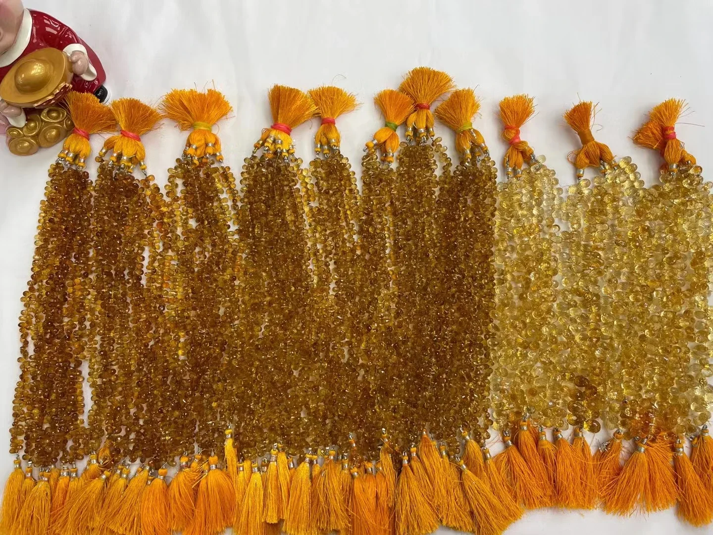 

AAAAA Grade Citrine Drop Faceted 5-8mm for DIY Jewelry Making Loose Beads 20CM Natural Gemstone wholesale