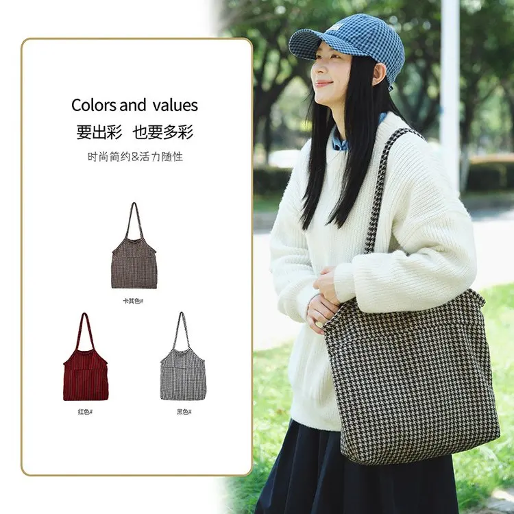 

Новинка зимы 2422, модная сумка на плечо, простая, изысканная, универсальная, легкая, роскошная, сумка-тоут, темпераментная, для поездок на работу