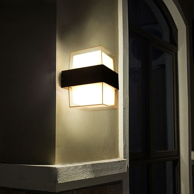 

Lighting Unique Modern Indoor/Outdoor Wall Sconce, 19/18W LED, Corrosion Proof Finish, No Bulb Required, IP65 Waterproof