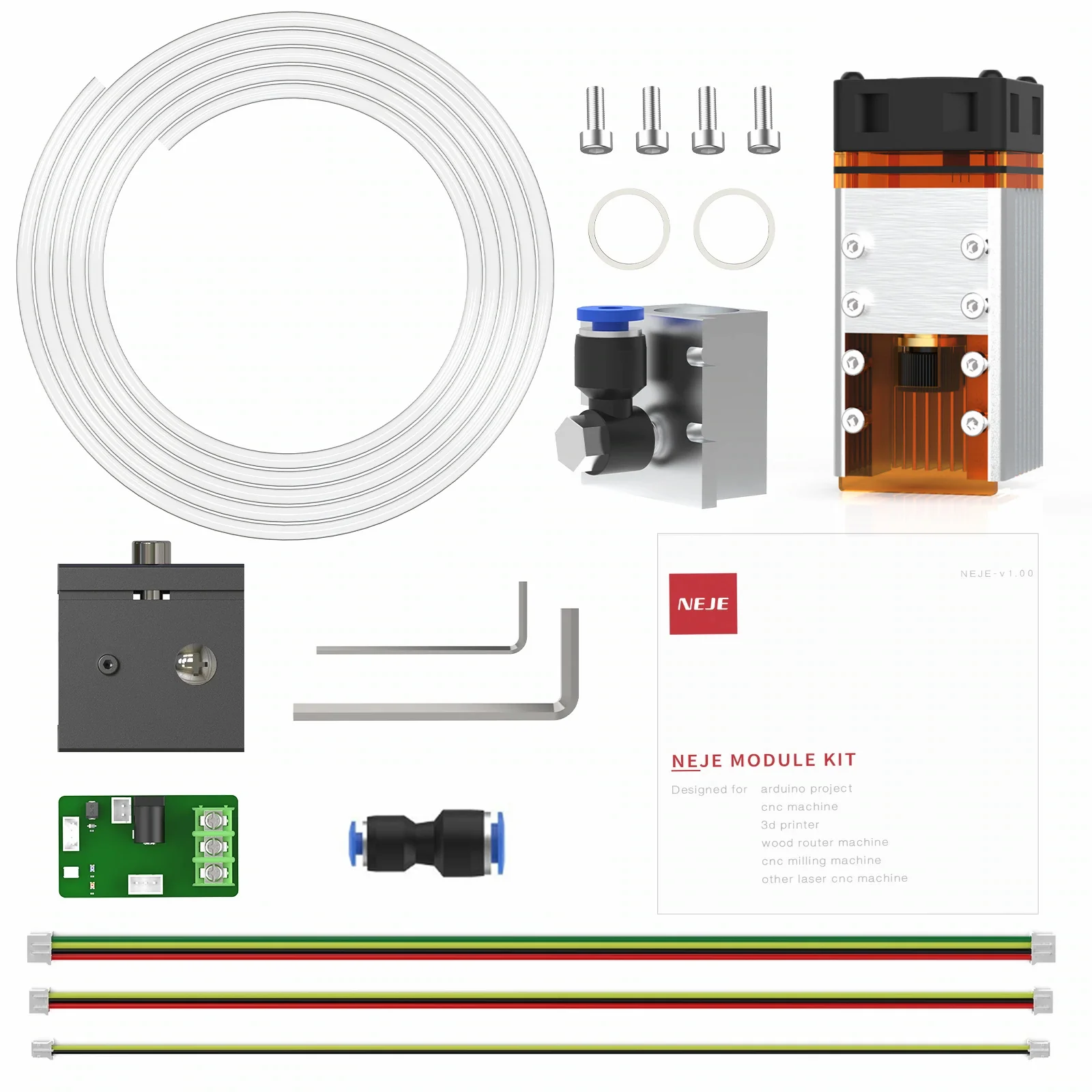 NEJE A40630 kit modulo Laser 50W-FAC tech-5.5-7.5w output taglierina per incisore Laser CNC utensile da taglio per legno intagliato in acciaio inossidabile