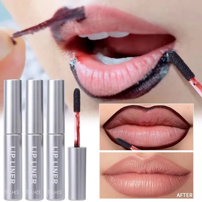 Peel-Off Tattoo Lipstick Waterproof Long Lasting Matte Lip Tint Red Brown Contour Tear-off Lip Stain Cosmetic Togliti il rossett