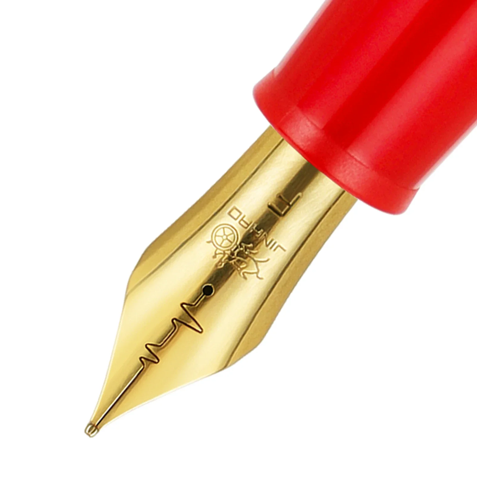 Imagem -03 - Dadao Caneta-tinteiro High-end Red Writing Tinta Canetas Business Office Signature Caligrafia Prática Estudantes Presentes Jinhao-9019