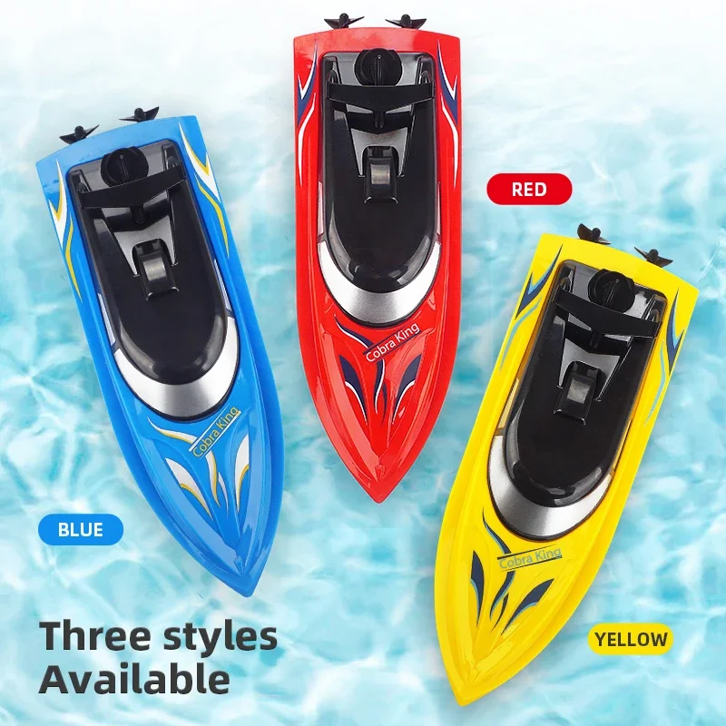 RC Battery Boat Ship 2.4Ghz High-Speed Remote Control Racing Ship Water Speed Boat Child Model Kids Boys Outdoor Pool Toys Gifts