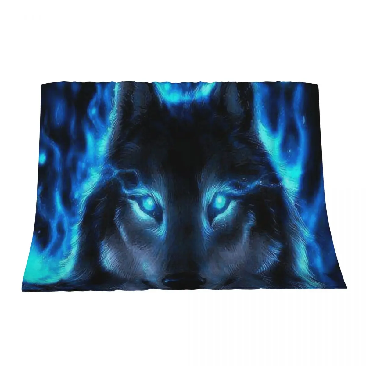 

Wolf Throw Blanket Flannel for sofa Bed Fashionable Blankets