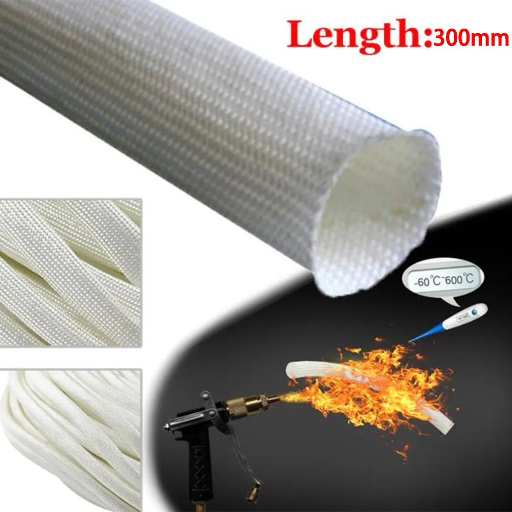 For Webasto For Eberspacher Parking Heaters 22mm&24mm 3 Meter Glass Fibre Exhaust Pipe Thermal Insulation Hose Cover And Clamp