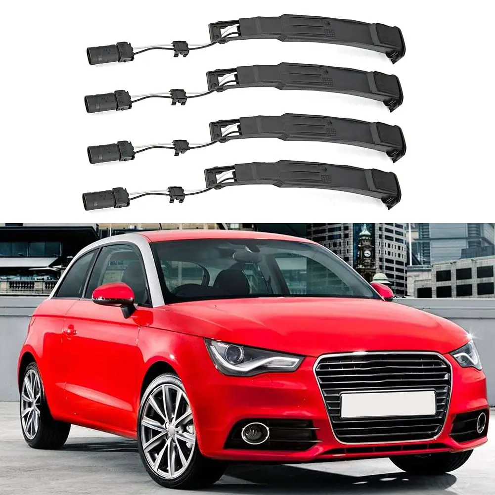 

4Pcs 4G8927753B Door Handle Sensor Exterior Door Handle Sensor Pin Switch for Avant Black Suitable for Audi A4-A8 Q5 Q7 RS4 RS6