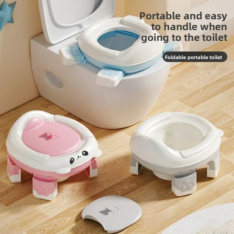 Coprisedile per WC per bambini Sedile per WC portatile antispruzzo per bambini universale per ragazzi e ragazze