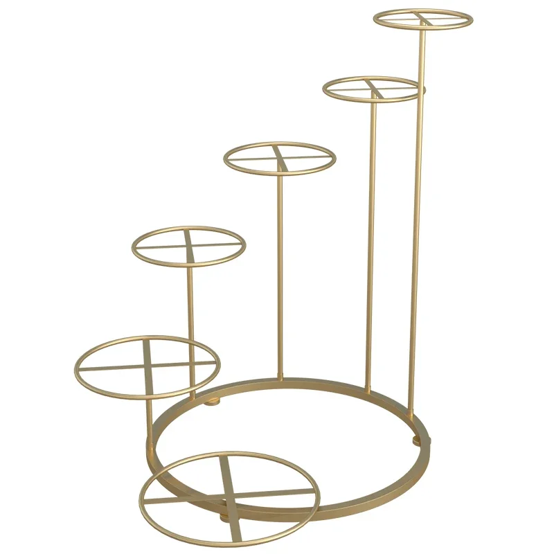 

European-style new creative wrought iron cake shelf, dessert table, birthday wedding display table