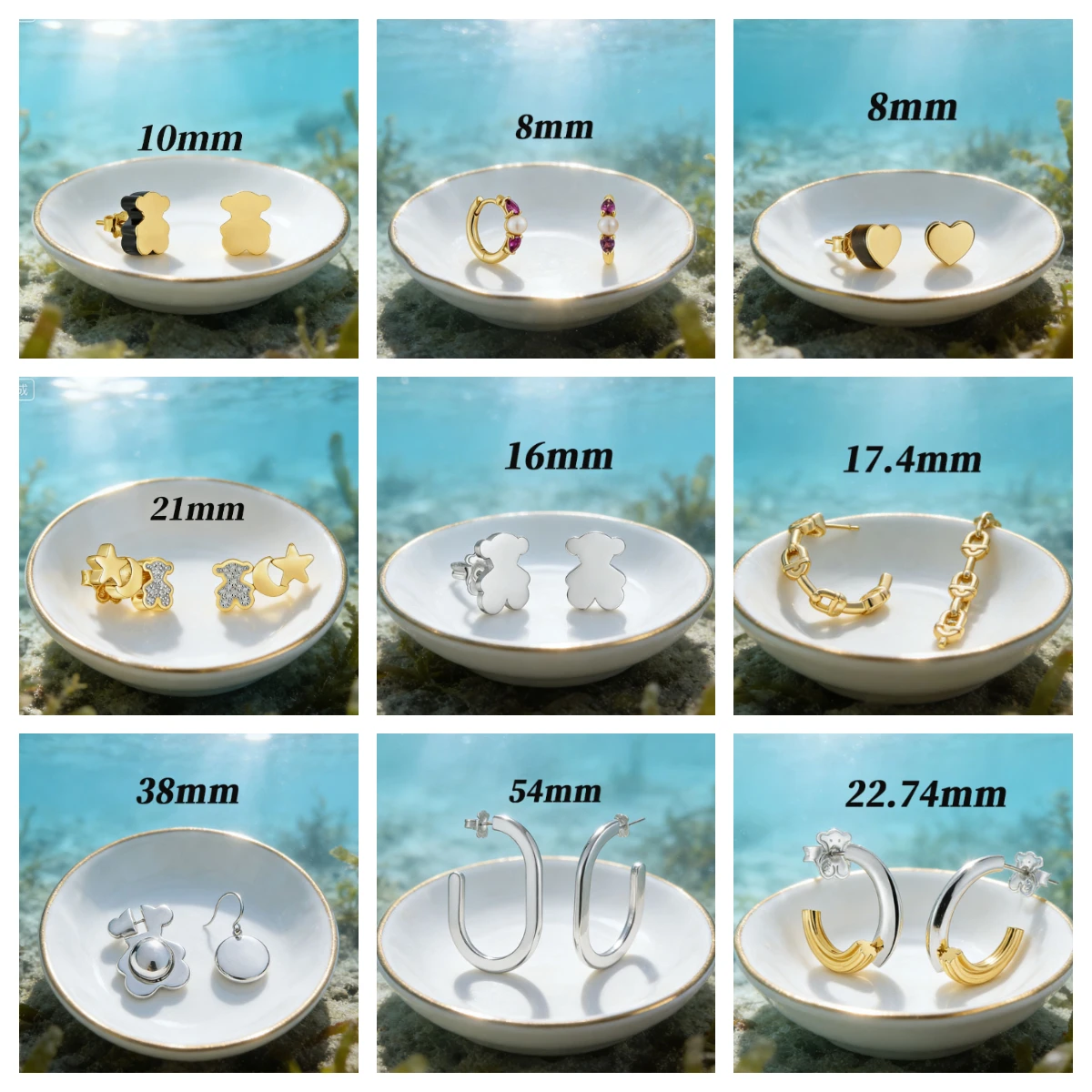 

These high-quality bear-shaped earrings are a new 2026 style, perfect as a holiday gift and an ideal choice for Spanish lover