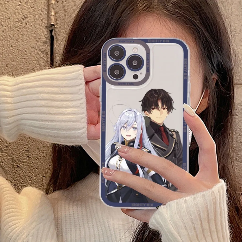 Anime 86 Eighty Six Phone Case For Redmi 7 8 9 A For Redmi Note 5 7 8 9 10 11 Pro Max 4G 5G Funfas