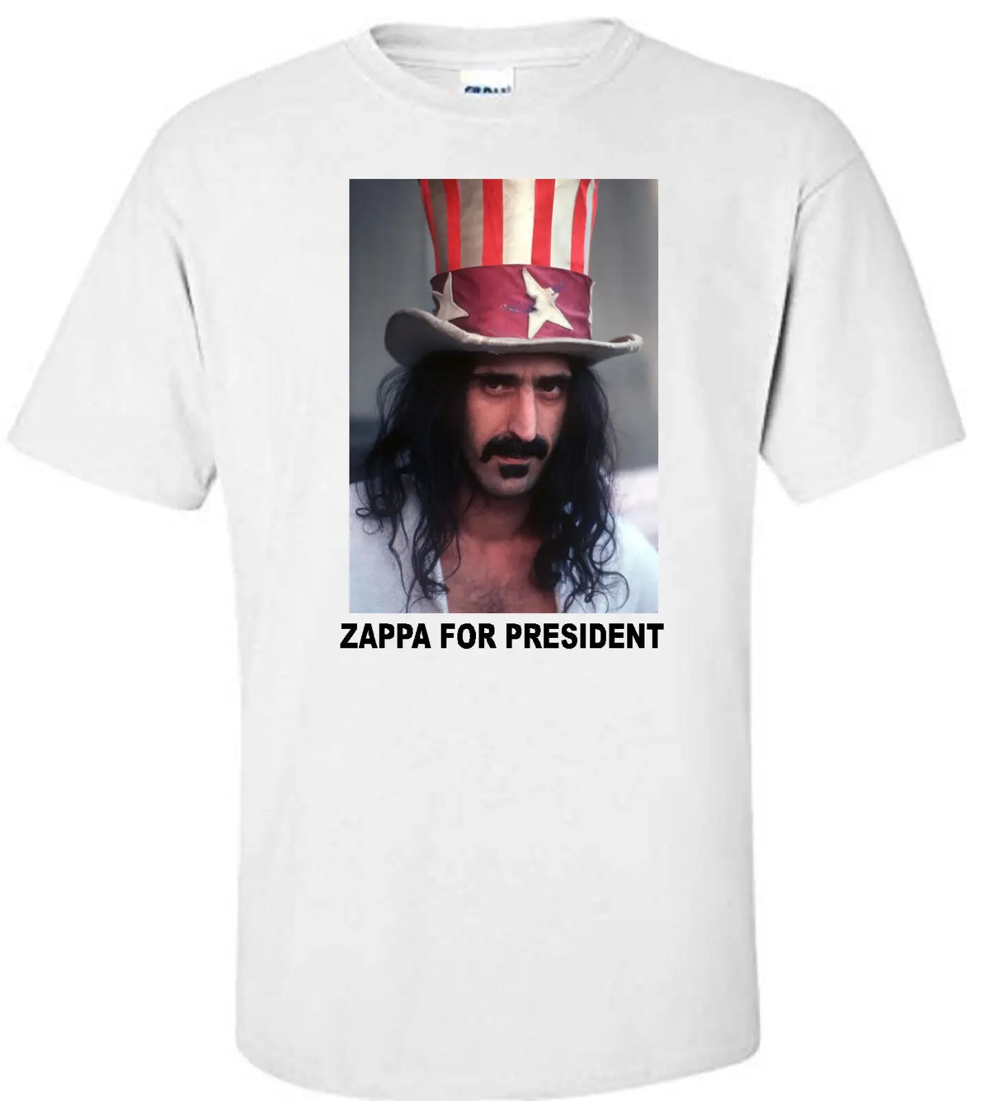 

Zappa for President Frank Zappa Music Legend White T-Shirt