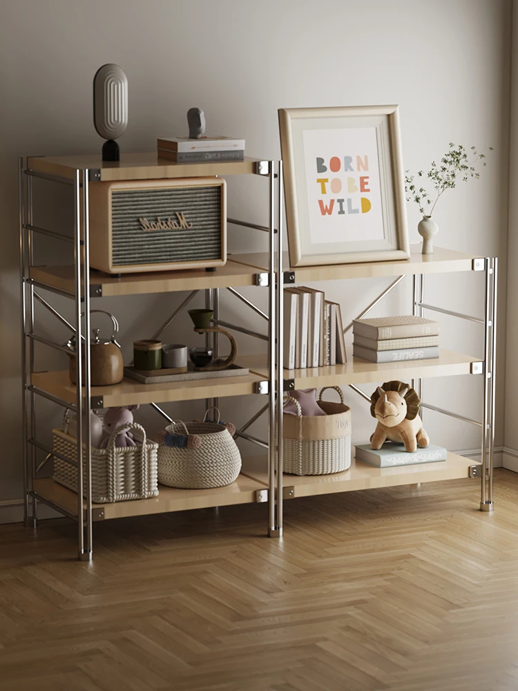 

Warehouse shelf balcony Japanese shelf multi-storey floor storage storage rack household storage room supermarket cargo rack