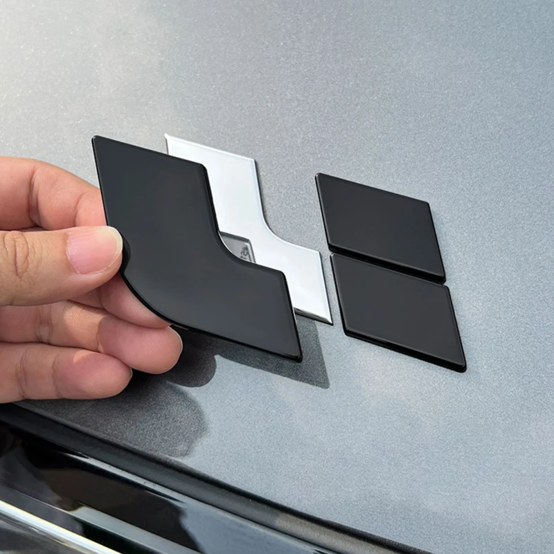 Car Emblem Sticker Black For Li Lixiang L7 2022 2023 Auto Front Rear Logos Decoration Modified Accessories - Image 2