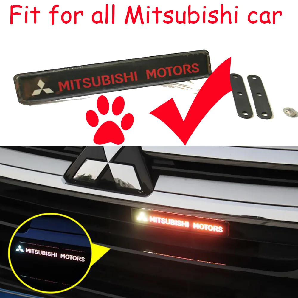 

1pcs Bumper Outlander Daytime Light Pajero Montero MIRAGE ASX Lancer Fog Light Grandis Headlight Triton Eclipse Galant Nimbus