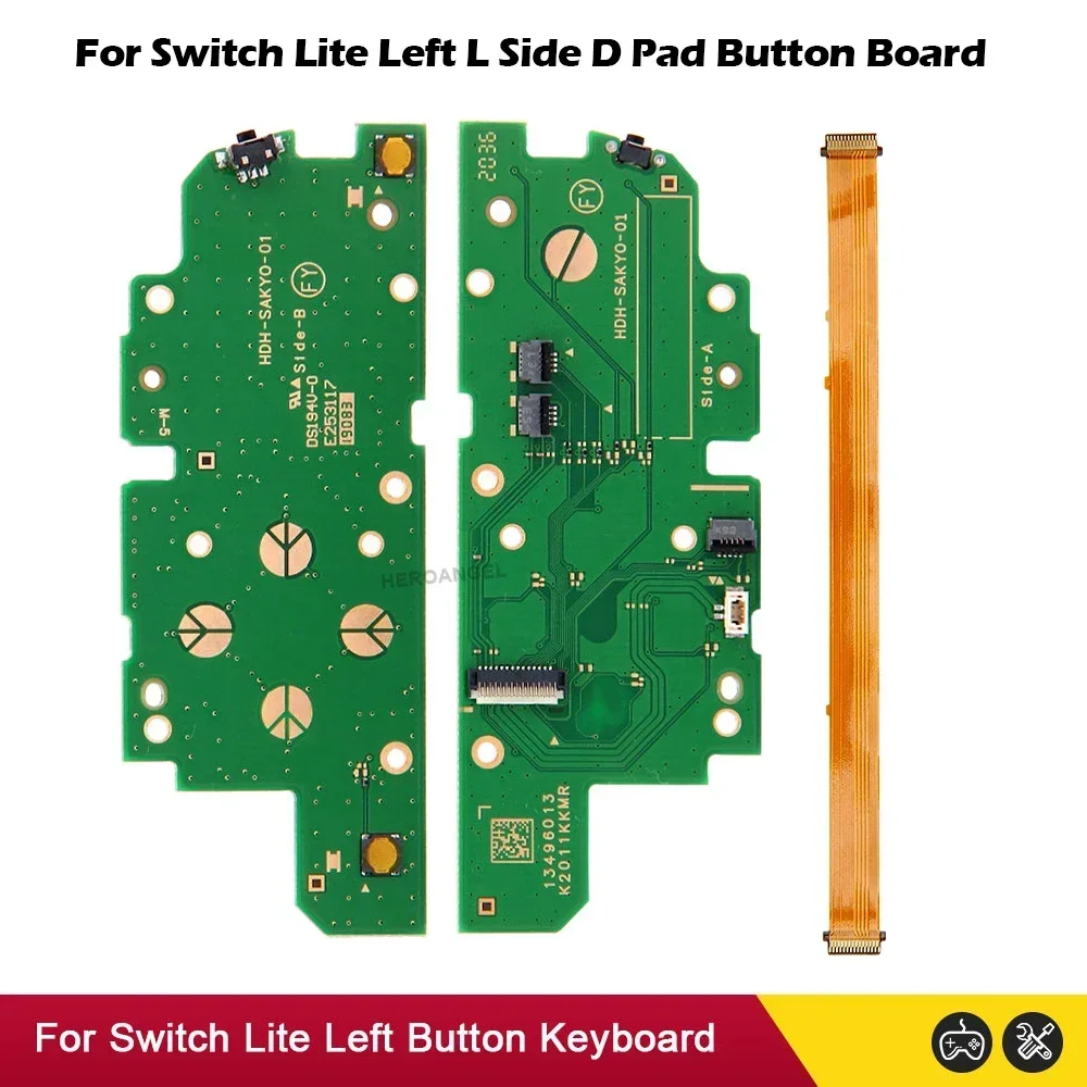 for Switch Lite Game Console Motherboard for Keyboard Accessories Replacement Left L Side Button PCB Board view 3