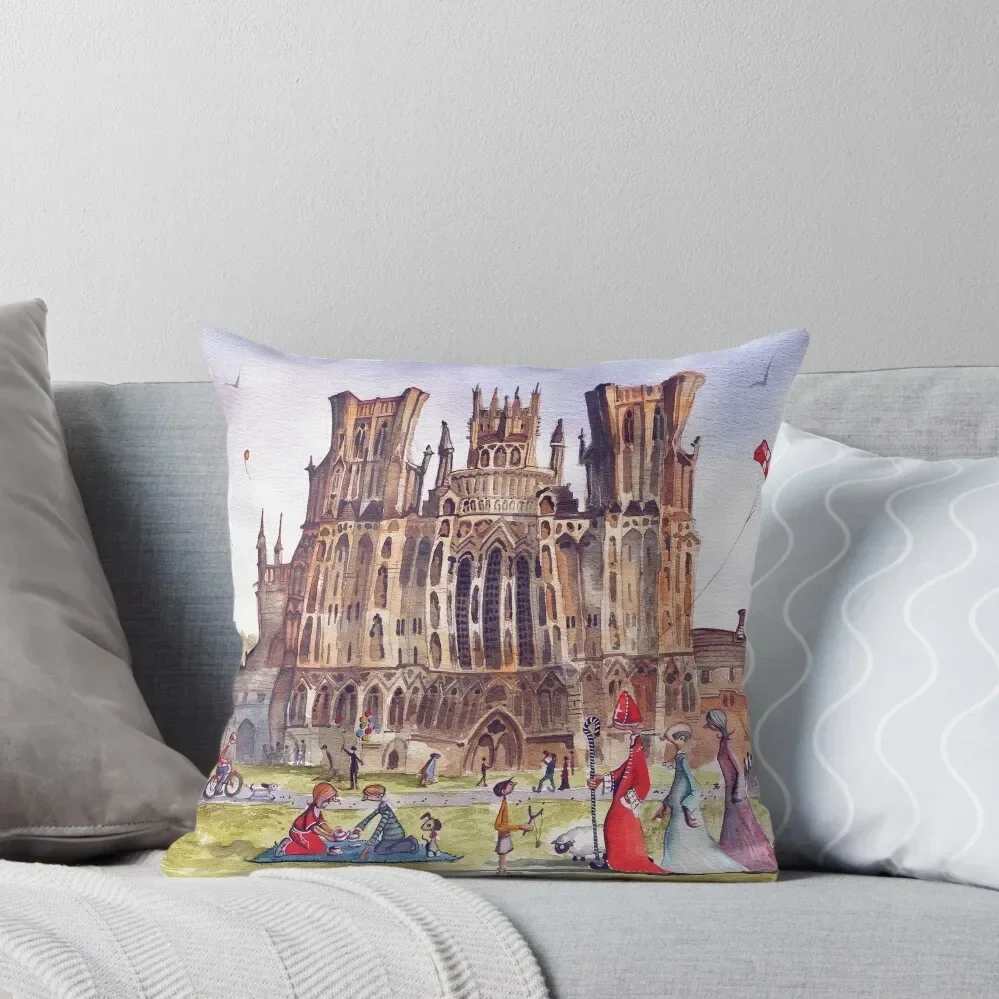 wells cathedral, somerset Throw Pillow Throw Pillow covers for pillows pillow