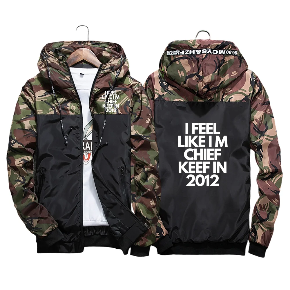 

2025 весенне-осеннее мужское пальто премиум-класса с капюшоном в стиле аниме «Я чувствую себя как я главный чай в 2012 году», куртка с капюшоном и принтом логотипа