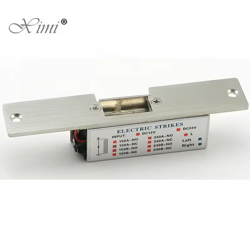 Imagem -03 - Electric Strike Door Lock Eletrônico para Sistema de Controle de Acesso Secure Porta Inoxidável 12v dc Fail-secure no nc Lock Novo