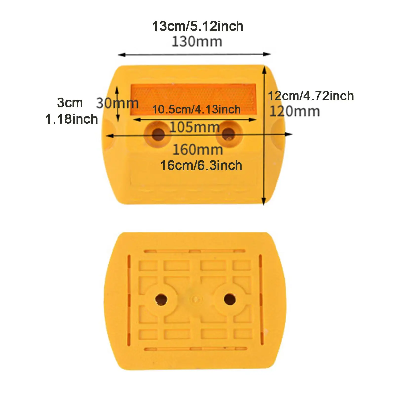 Reflective Driveway Marker Pavement Marker for Garages Sidewalks Highways