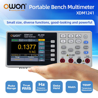 OWON XDM1241 Rechargeble Bench-Type Digital Multimeter USB Port 3.7in LCD Mini Desktop Meter True RMS with Batteries