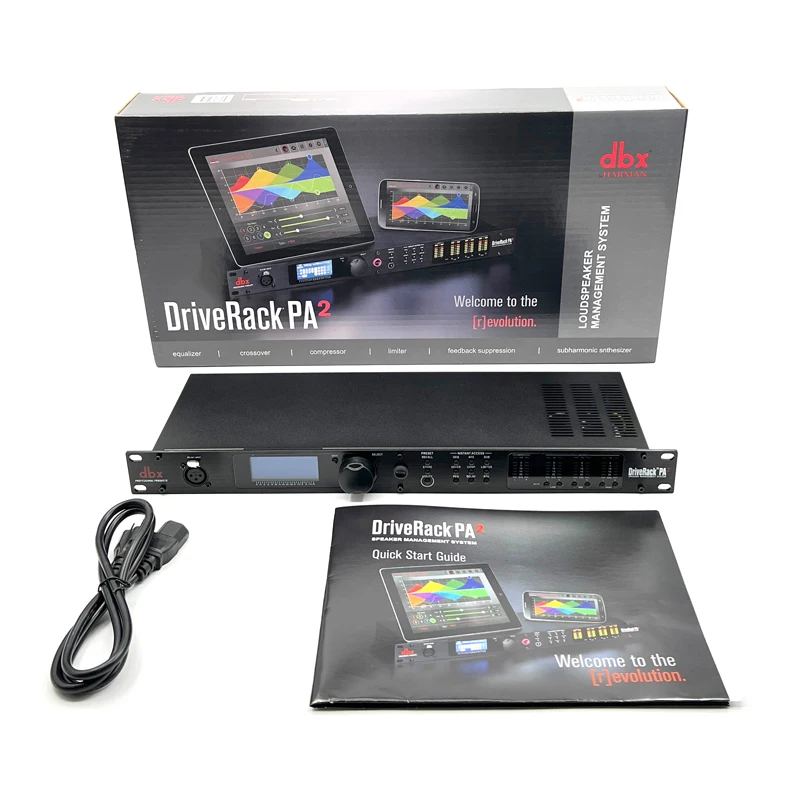 PA2 DriveRack Professional Audio Processor 2 Input 6 Output Speaker Management System For Stage Sound Equipment