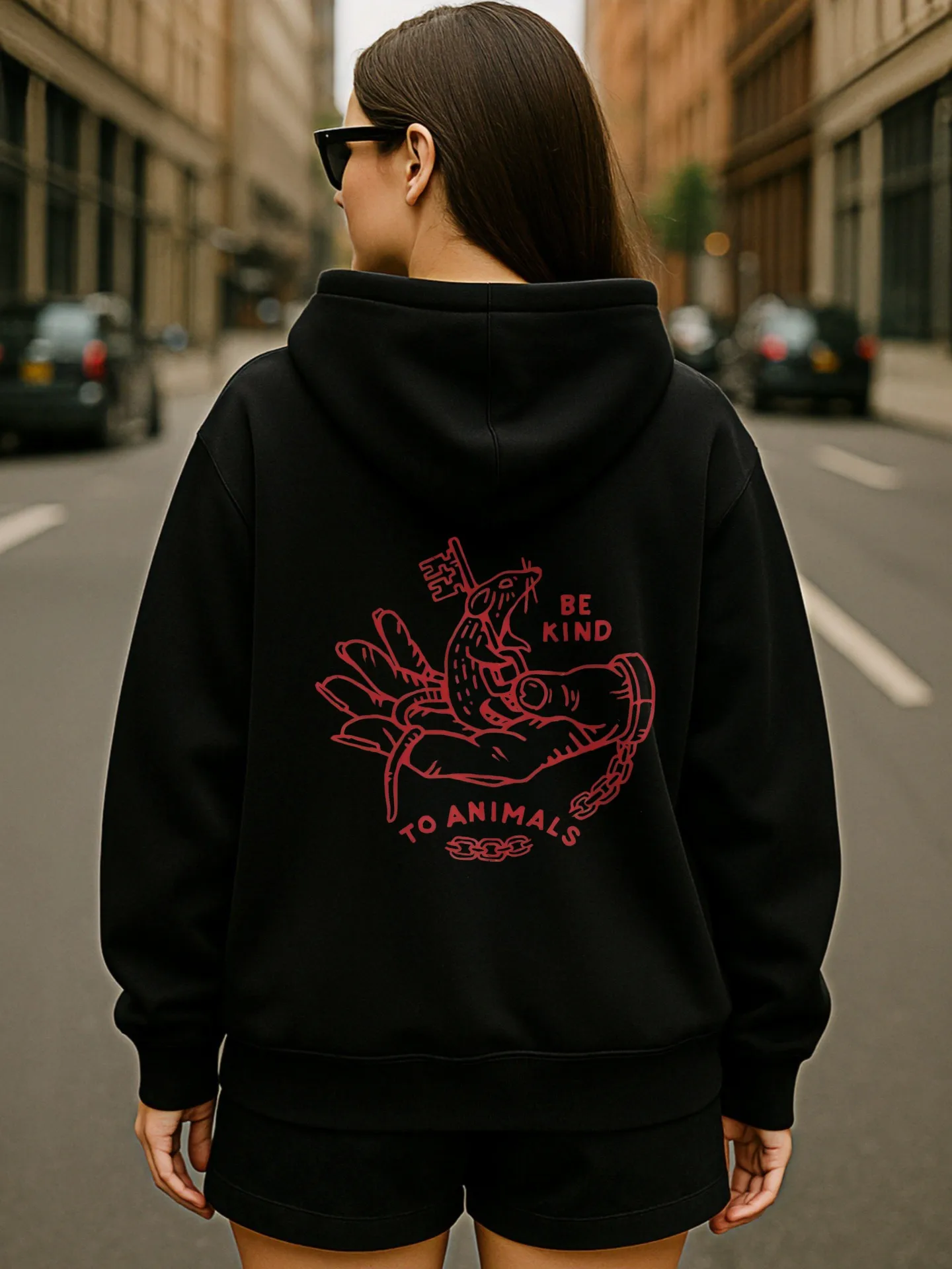 Graphic Hoodie, Class of 2026 Print, Casual Aesthetic Design, Fleece Lined, Casual Everyday Wear, For College Students