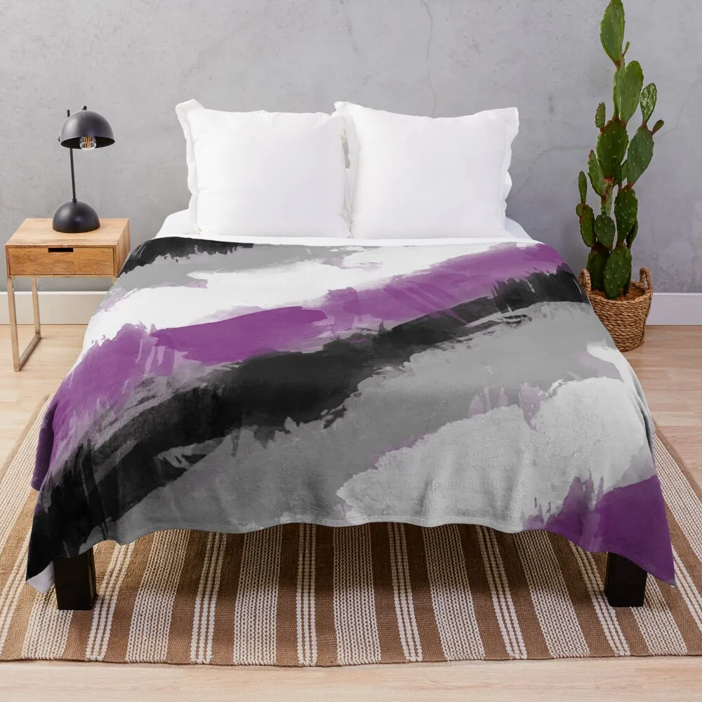 Ace Watercolor Pride Throw Blanket Luxury St Warm Weighted Blankets