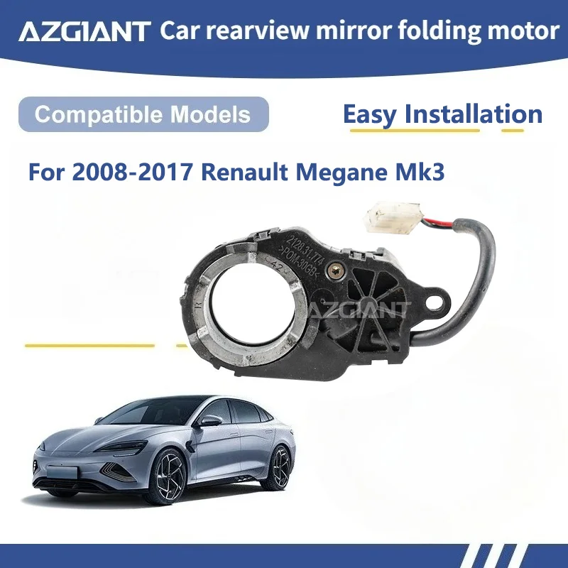 

AZGIANT For 2008-2017 Renault Megane Mk3 Car Wing Mirror Authentic Folding Motor Power Assembly car accessories Auto Fold