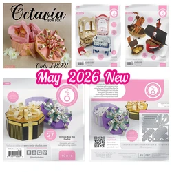 Tonic Octavia Bow Box Metal Cutting Dies for DIY Handmade Scrapbook Photo Album Diary Calendar Decoration Gift Box May 2026 New