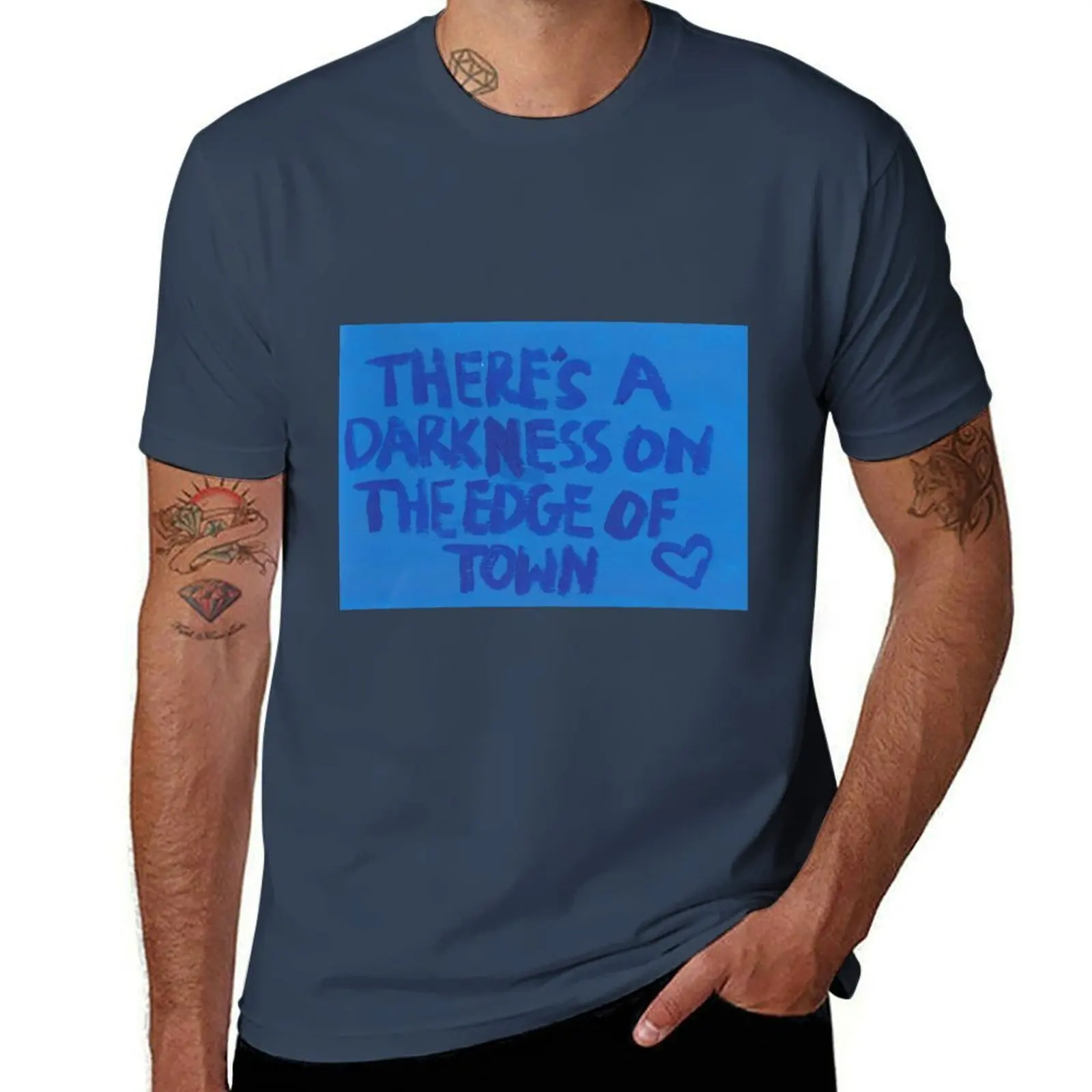 

darkness on the edge of town T-Shirt Fitness Quick Dry Short Sleeve Top