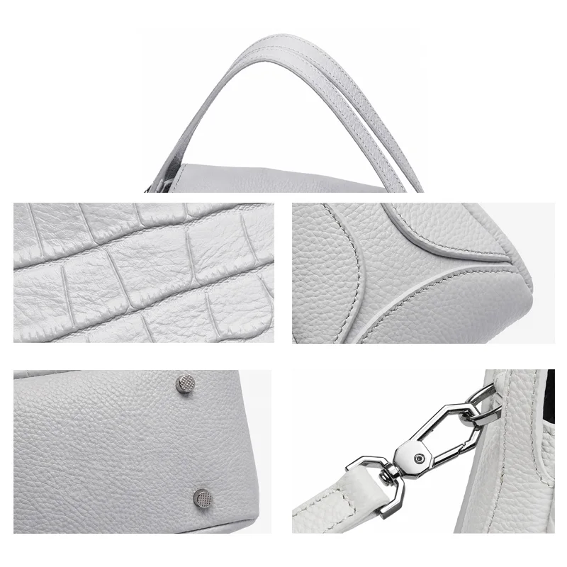 Ladies' summer new lightweight shoulder bag armpit bag fashionable crocodile pattern crossbody bag high-end single shoulder bag
