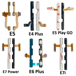 For Motorola Moto E6s E7i E7 Power E4 E6 Plus E5 Play Go Replacement Power on/off Volume Switch Key Button Flex Cable Ribbon