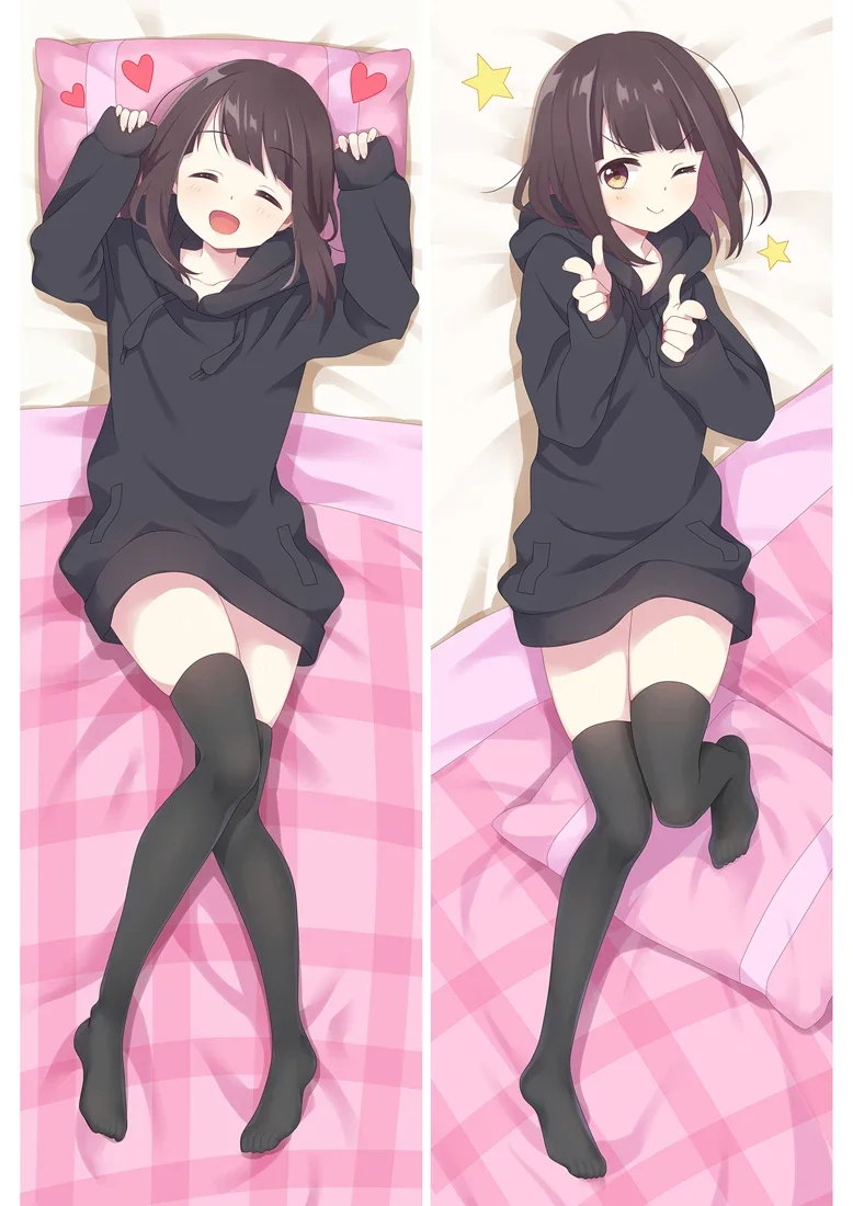 

2WAY Pillow Case Kawaii Anime Pillowcase Cartoon Dakimakura Customize Hugging Body Double Side Print